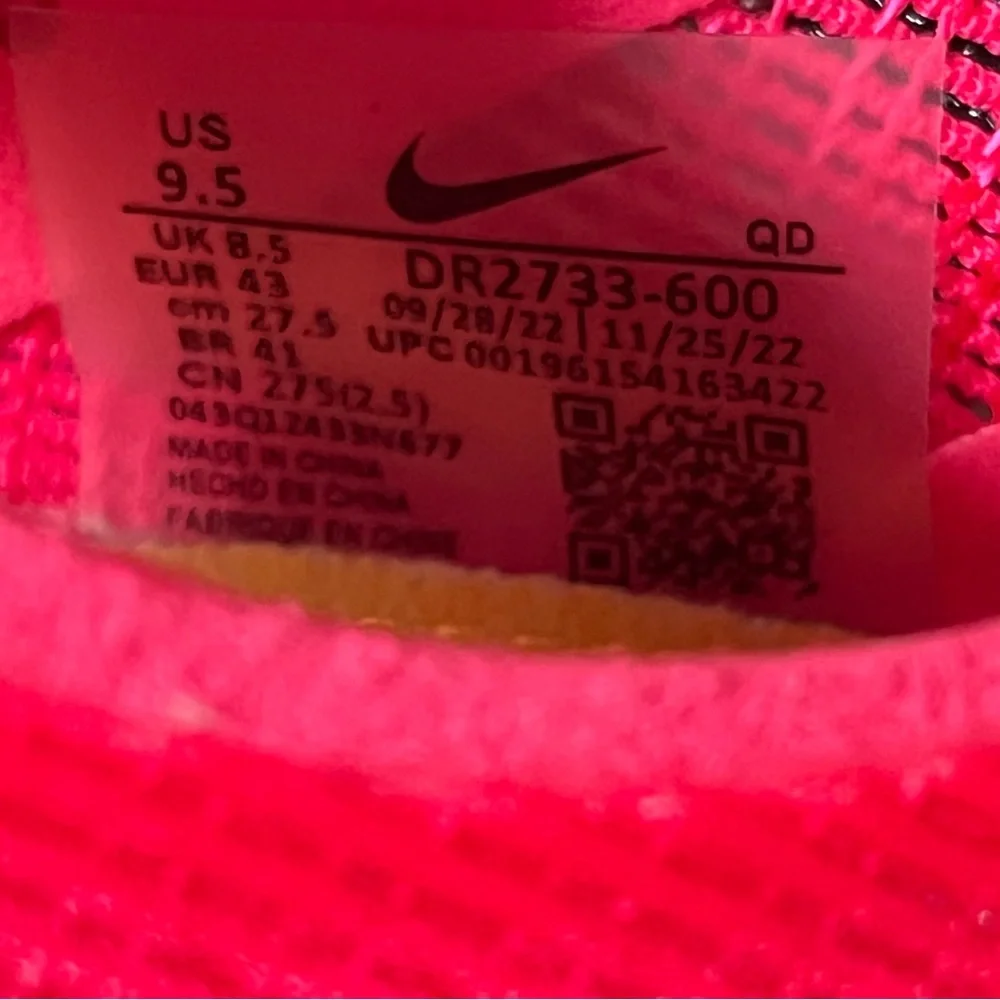Nike Zoom Mamba 6 Hyper Pink &‎ Rose /Black Laser Orange men’s Track Shoes